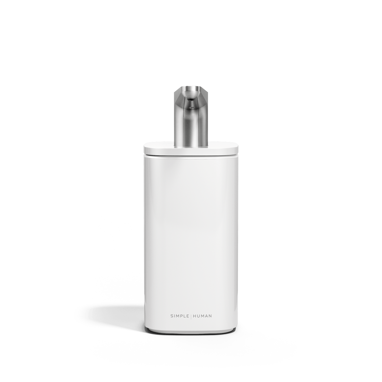 Simplehuman 10 oz. Pulse Pump in White, smooth dispensing with ergonomic drip-free spout.