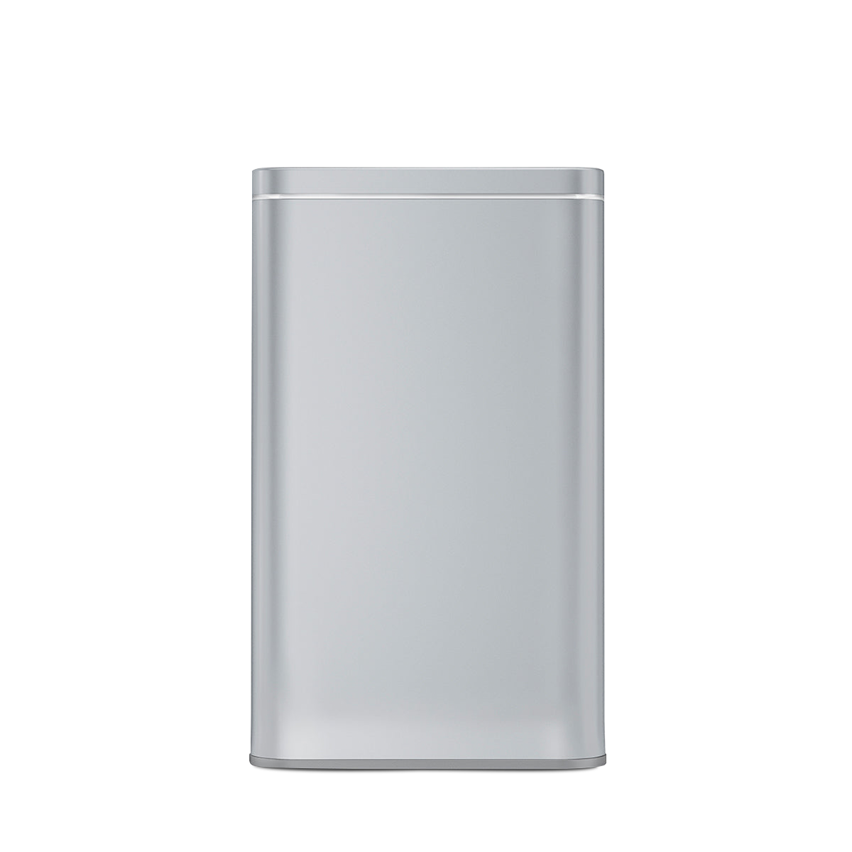 Simplehuman Cleanstation Close-up view in Brushed Stainless Steel, sleek UV-C device sanitizer casing.