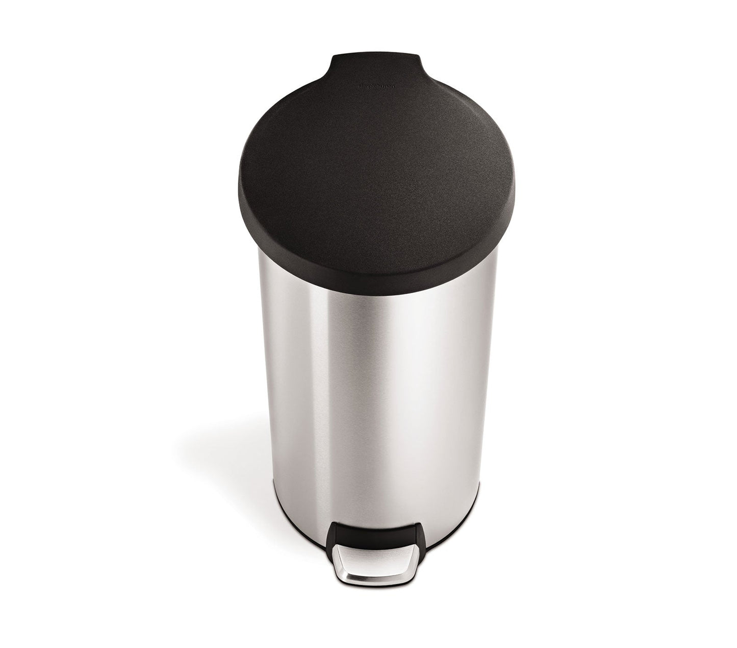 30L classic round step trash can with plastic lid