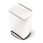 38L Wide-Step Rectangular Trash Can